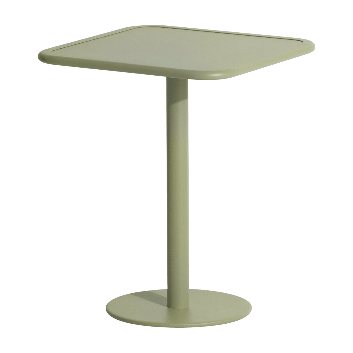 Table de bistrot carrée outdoor vert jade Week end - Petite friture - The Cool Republic