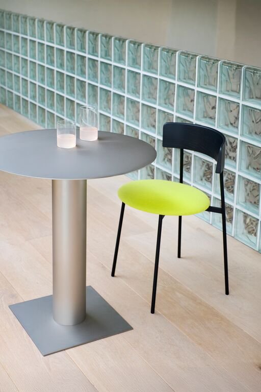 Table de bistrot en métal chromé 70x75cm Kit - Fest Amsterdam - The Cool Republic