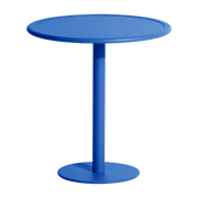 Table de bistrot ronde outdoor bleue Week end - Petite friture - The Cool Republic