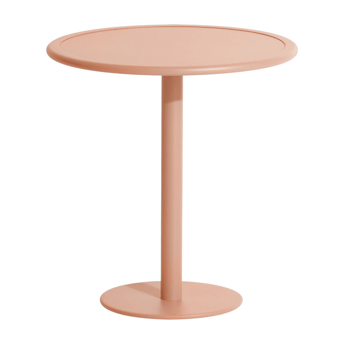 Table de bistrot ronde outdoor rose blush Week end - Petite friture - The Cool Republic