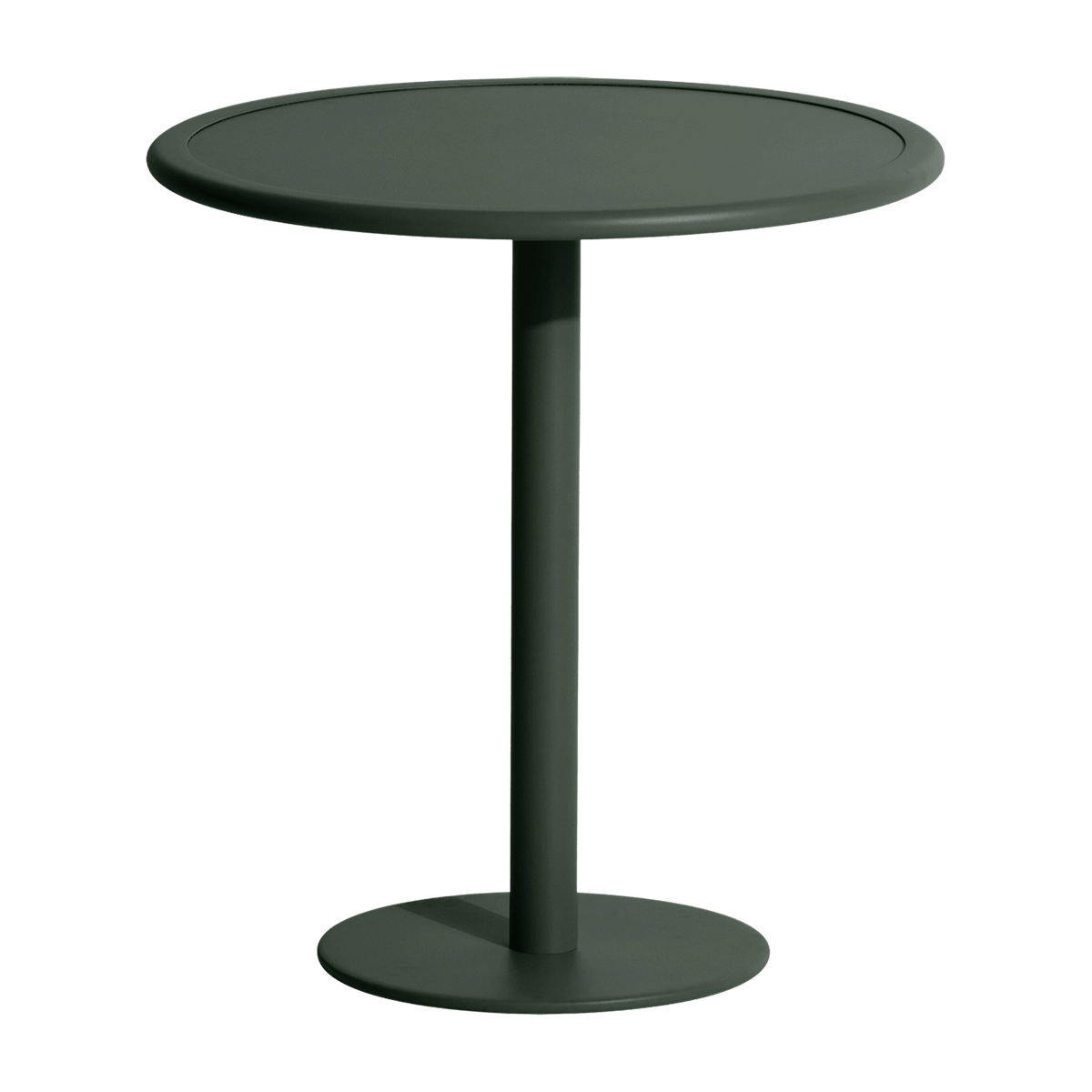 Table de bistrot ronde outdoor vert bouteille Week end - Petite friture - The Cool Republic