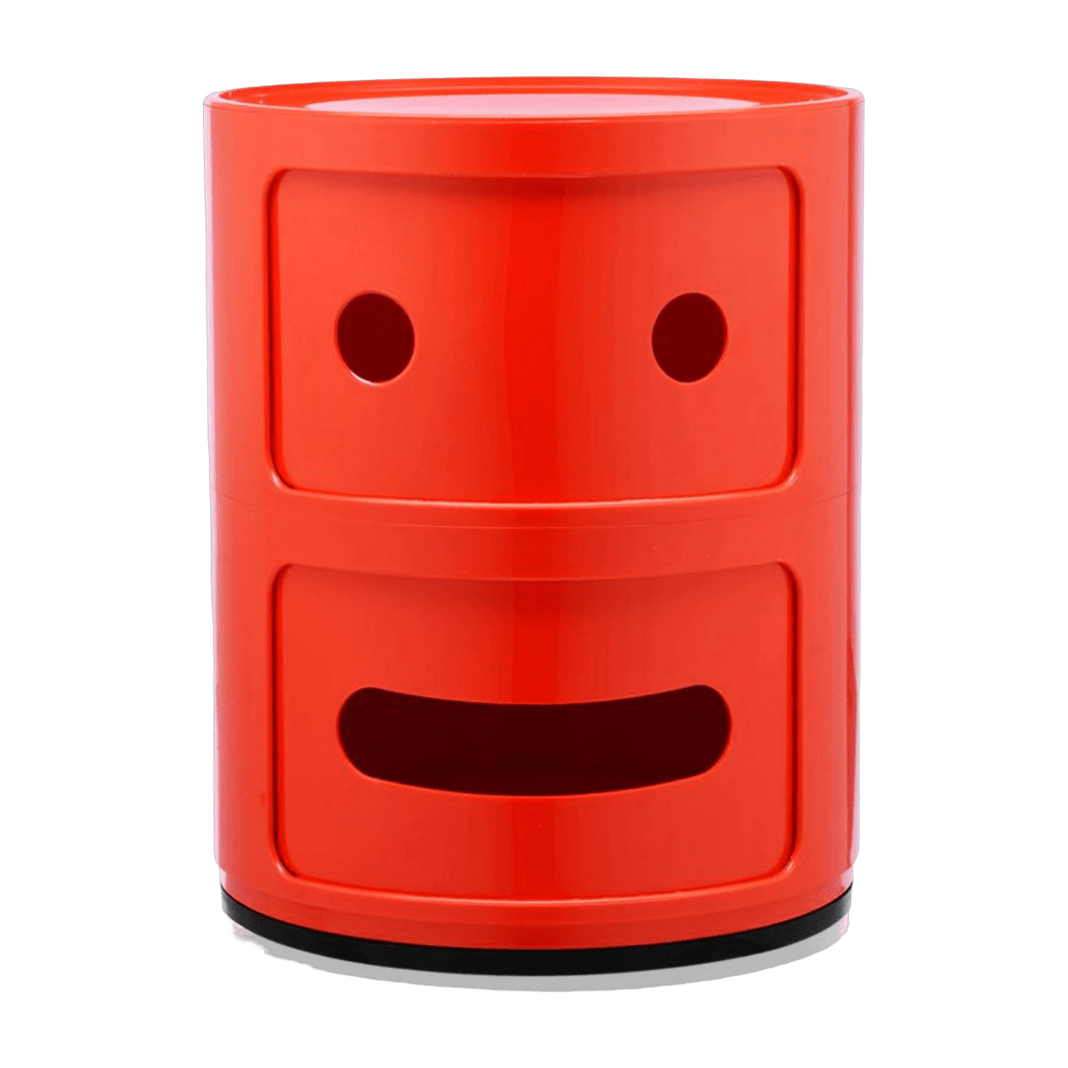 2 drawer red storage unit Componibili Smile 2 - Kartell - The Cool Republic