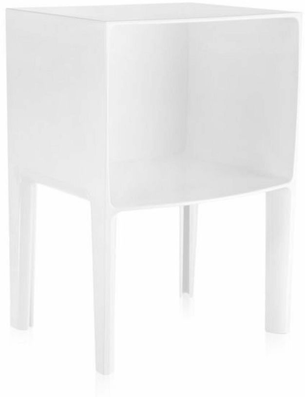 Table de chevet blanc Ghost buster piccolo - Kartell - The Cool Republic