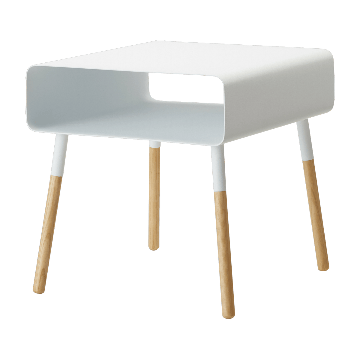 Table de chevet blanc Plain - Yamazaki - The Cool Republic