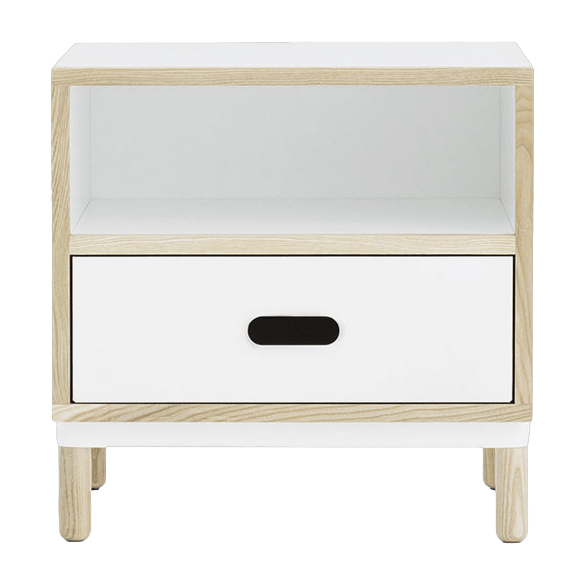 Table de chevet blanche Bedside blanc - Normann Copenhagen - The Cool Republic