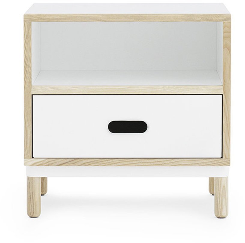 Table de chevet blanche Bedside blanc - Normann Copenhagen - The Cool Republic