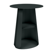 Table de chevet en acier anthracite 39 cm Ankara - Matière Grise - The Cool Republic