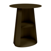 Table de chevet en acier bronze 39 cm Ankara - Matière Grise - The Cool Republic