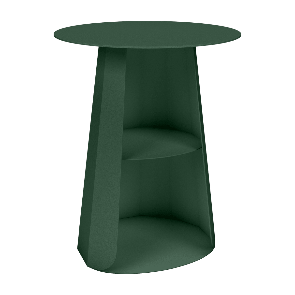 Table de chevet en acier olive 39 cm Ankara - Matière Grise - The Cool Republic