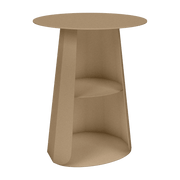 Table de chevet en acier sable 39 cm Ankara - Matière Grise - The Cool Republic