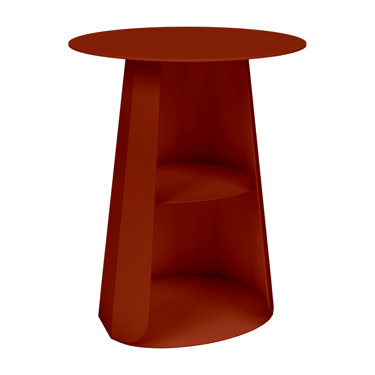 Table de chevet en acier terracotta 39 cm Ankara - Matière Grise - The Cool Republic