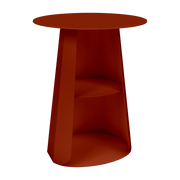 Table de chevet en acier terracotta 39 cm Ankara - Matière Grise - The Cool Republic