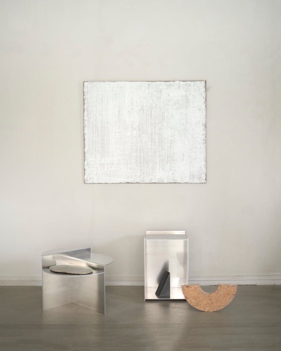 Table de chevet en aluminium 32,8 x 33,8 x 48,1 cm Rivet - Frama - The Cool Republic
