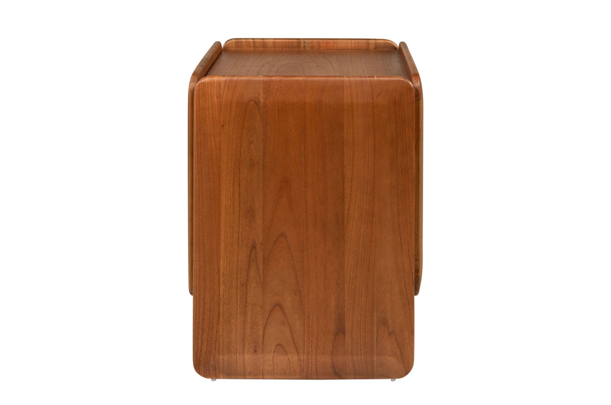 Table de chevet en bois mindi droit 56x48x60cm Mika - Versmissen - The Cool Republic