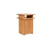 Table de chevet en bouleau brun chaud 37 x 37 x 54 cm Ratio - Frama - The Cool Republic