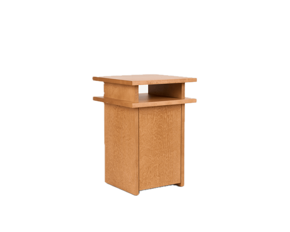 Table de chevet en bouleau brun chaud 37 x 37 x 54 cm Ratio - Frama - The Cool Republic