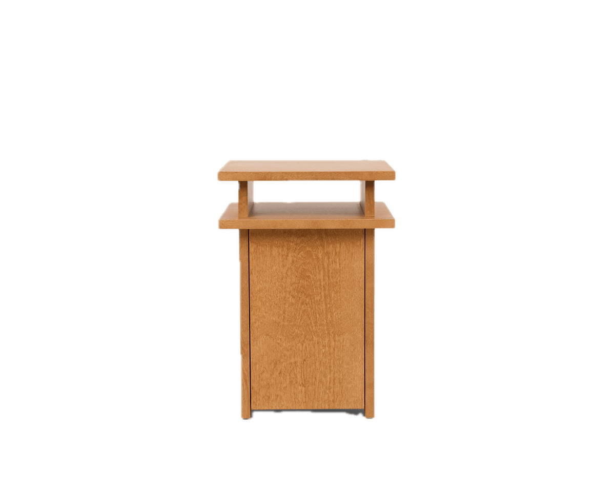 Table de chevet en bouleau brun chaud 37 x 37 x 54 cm Ratio - Frama - The Cool Republic