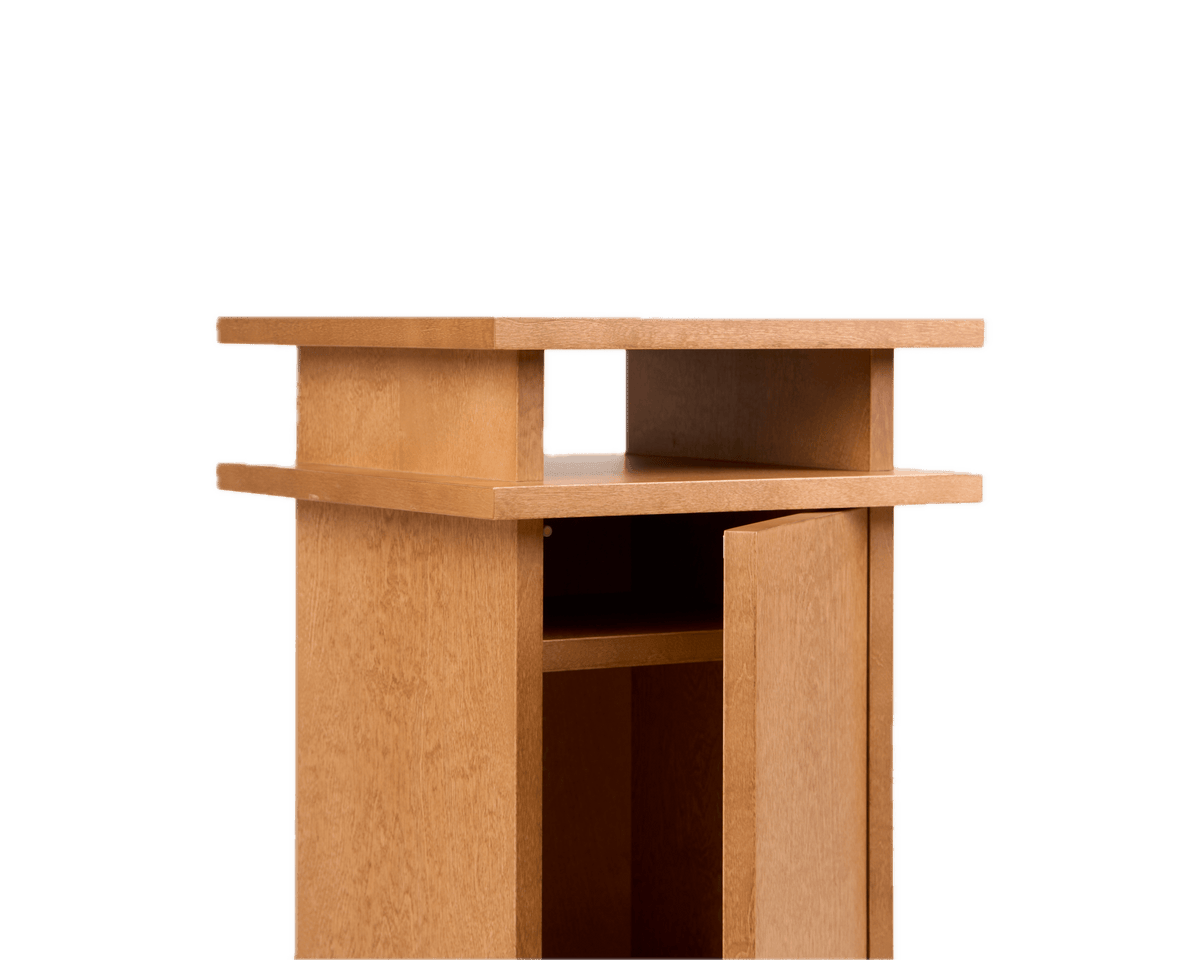 Table de chevet en bouleau brun chaud 37 x 37 x 54 cm Ratio - Frama - The Cool Republic
