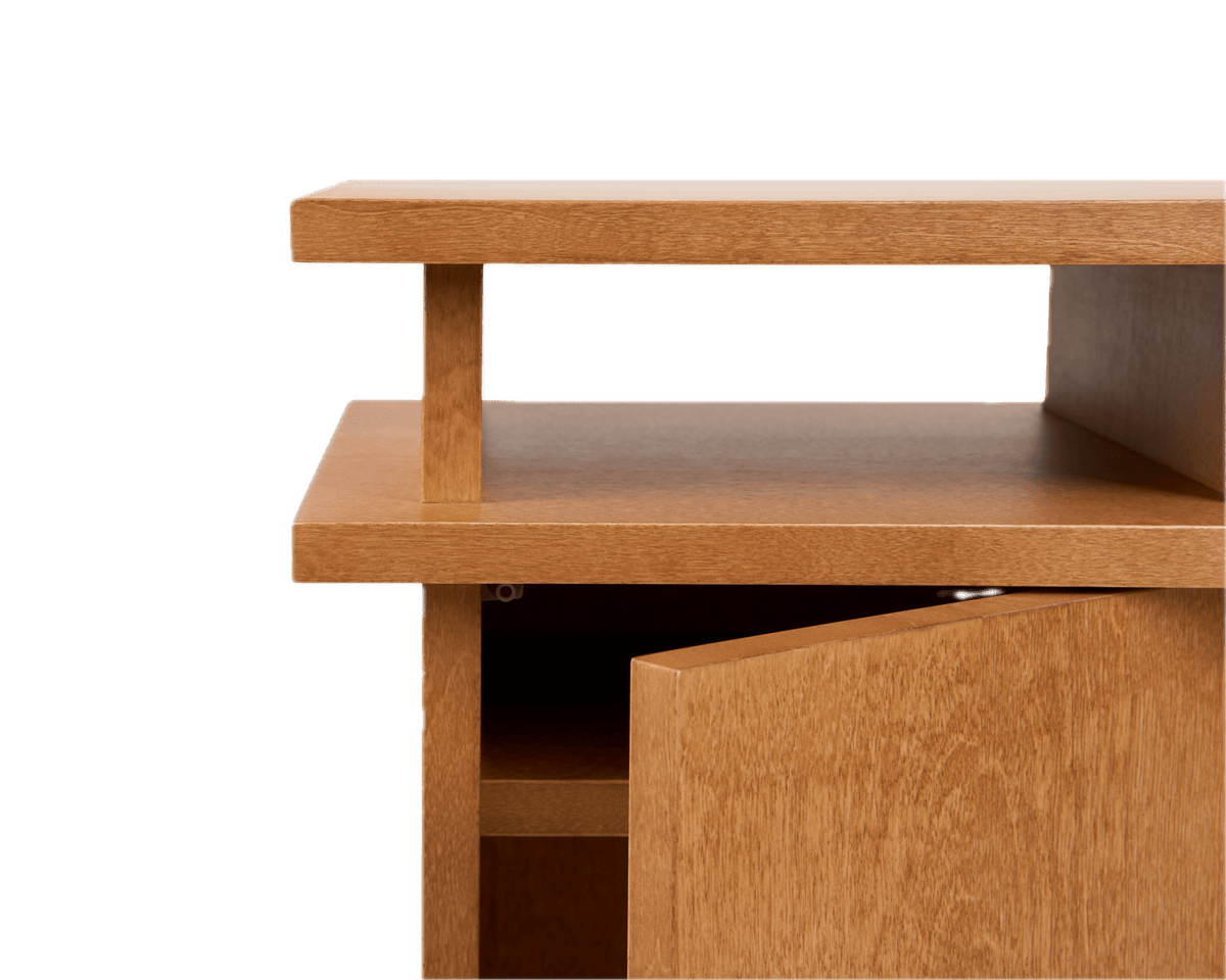 Table de chevet en bouleau brun chaud 37 x 37 x 54 cm Ratio - Frama - The Cool Republic