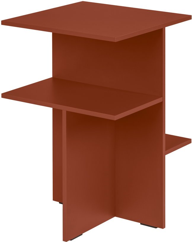 Table de chevet en mélamine rose terracotta Atik - noo.ma - The Cool Republic