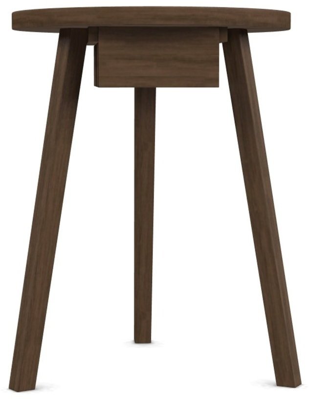 Table de chevet en noyer Gray 45 - Gervasoni - The Cool Republic