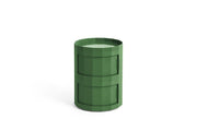 Table de chevet en plastique recyclé vert 2 portes 38x49cm Facet - HAY - The Cool Republic