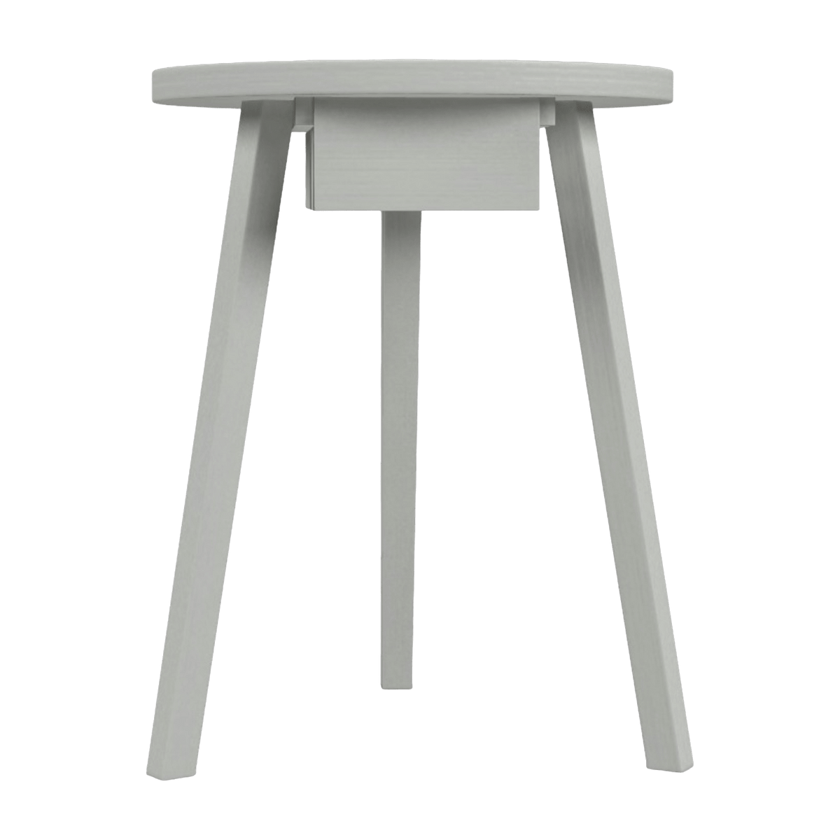 Table de chevet laqué blanc Gray 45 - Gervasoni - The Cool Republic