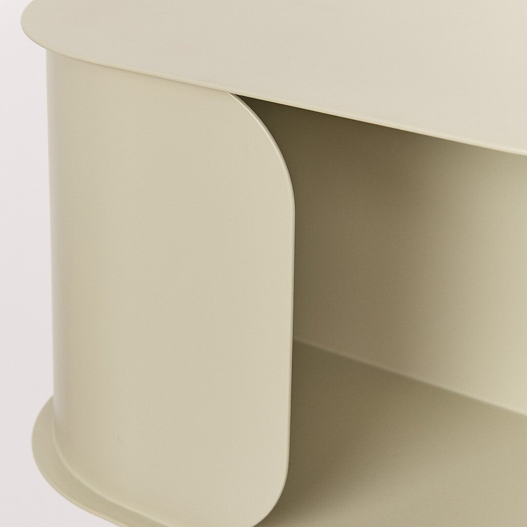 Table de chevet murale en acier vert sauge 40 x 20,5 x 25 cm - Nobodinoz - The Cool Republic