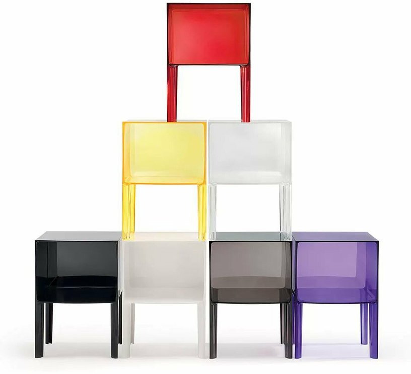 Table de chevet noir Ghost buster piccolo - Kartell - The Cool Republic