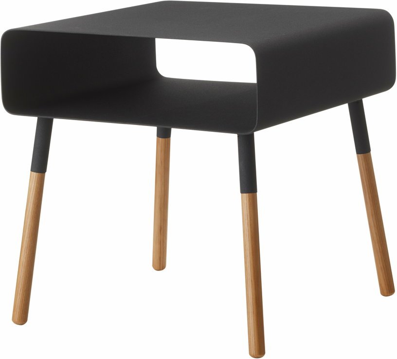 Table de chevet noir Plain - Yamazaki - The Cool Republic