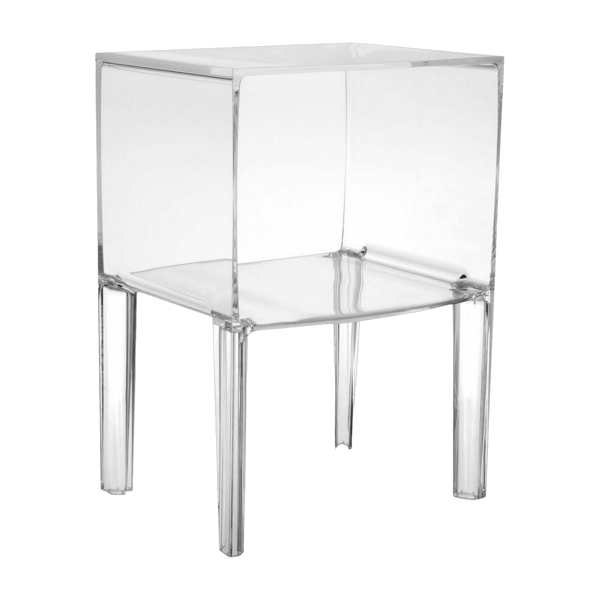 Table de chevet transparente Ghost Buster piccolo - Kartell - The Cool Republic