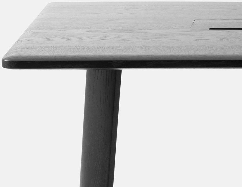 Table de conférence en chêne noir 250 cm Alle - Hem - The Cool Republic