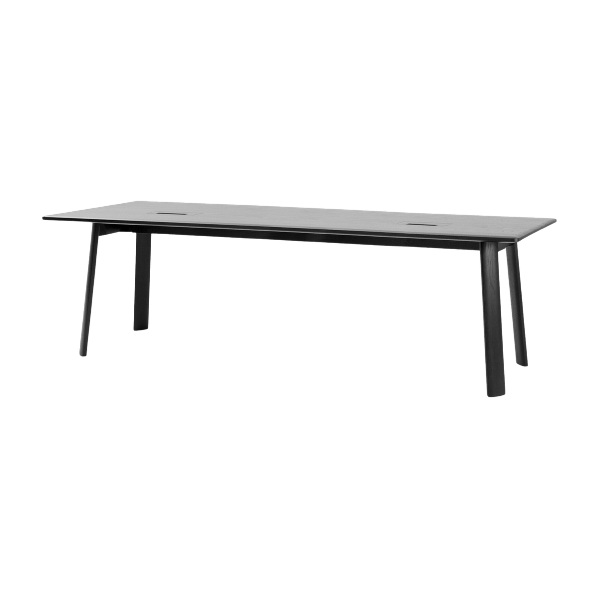 Table de conférence en chêne noir 250 cm Alle - Hem - The Cool Republic