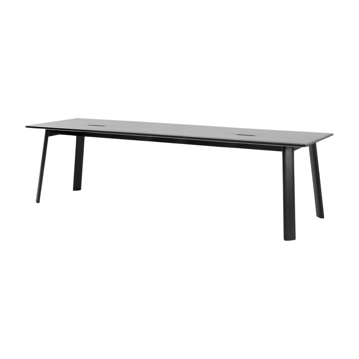 Table de conférence en chêne noir 300 cm Alle - Hem - The Cool Republic