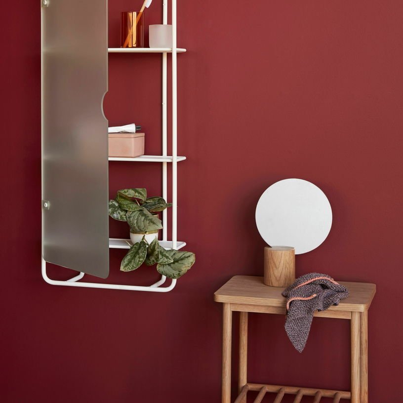 Table de console en chêne naturel avec étagère à barreaux - Hübsch - The Cool Republic
