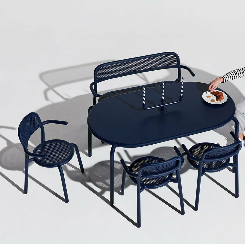 Table de jardin 6 personnes vert mousse Toni Tavolo - Fatboy - The Cool Republic