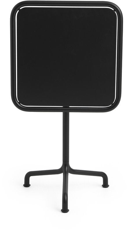 Table de jardin carrée en aluminium laqué gris anthracite 55x55x74cm Deville - HAY - The Cool Republic