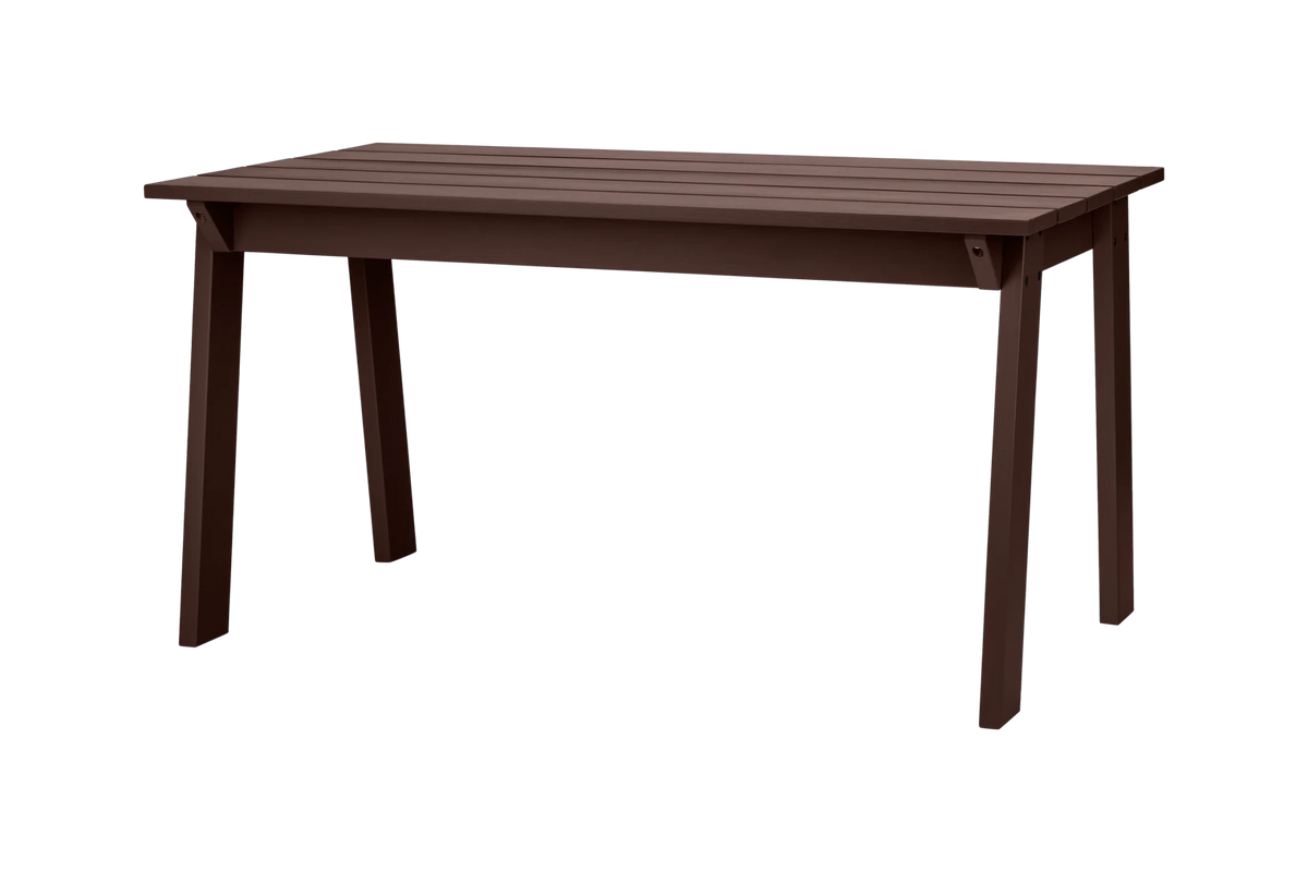 Table de jardin en bois de pin massif brun cacao 79x77x73cm Navo - noo.ma - The Cool Republic