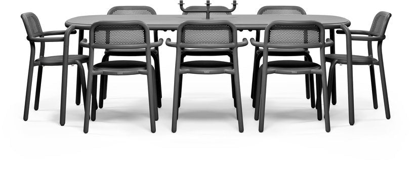 Table de jardin rectangulaire anthracite Toni Tablo - Fatboy - The Cool Republic