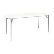 Table de jardin rectangulaire blanche 220 cm Week-End - Petite Friture - The Cool Republic