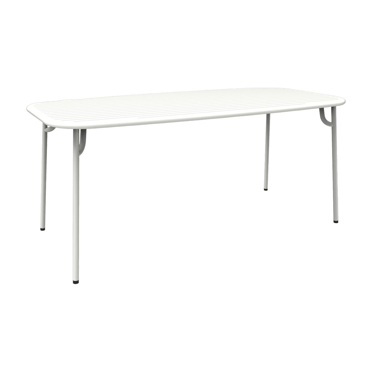 Table de jardin rectangulaire blanche 220 cm Week-End - Petite Friture - The Cool Republic
