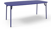 Table de jardin rectangulaire bleue 180 cm Week - End - Petite Friture - The Cool Republic