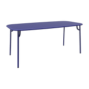 Table de jardin rectangulaire bleue 220 cm Week-End - Petite Friture - The Cool Republic