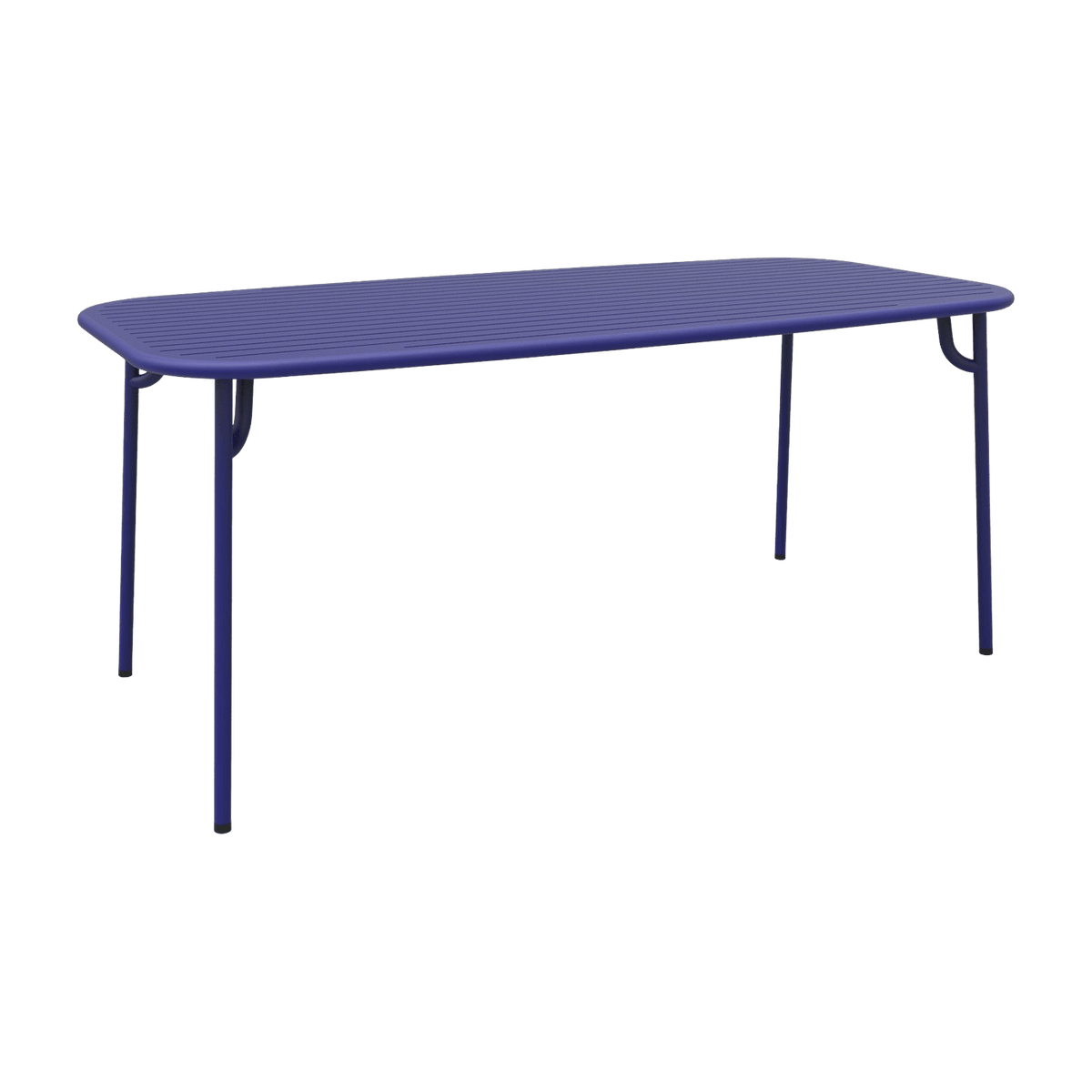 Table de jardin rectangulaire bleue 220 cm Week-End - Petite Friture - The Cool Republic
