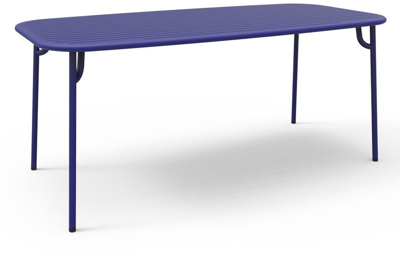 Table de jardin rectangulaire bleue 220 cm Week - End - Petite Friture - The Cool Republic