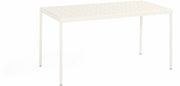 Table de jardin rectangulaire en acier beige 144 x 76 cm Balcony - HAY - The Cool Republic
