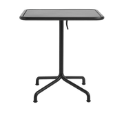Table de jardin rectangulaire en aluminium laqué gris anthracite 60x70x74cm Deville - HAY - The Cool Republic
