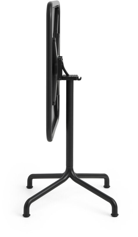 Table de jardin rectangulaire en aluminium laqué gris anthracite 60x70x74cm Deville - HAY - The Cool Republic