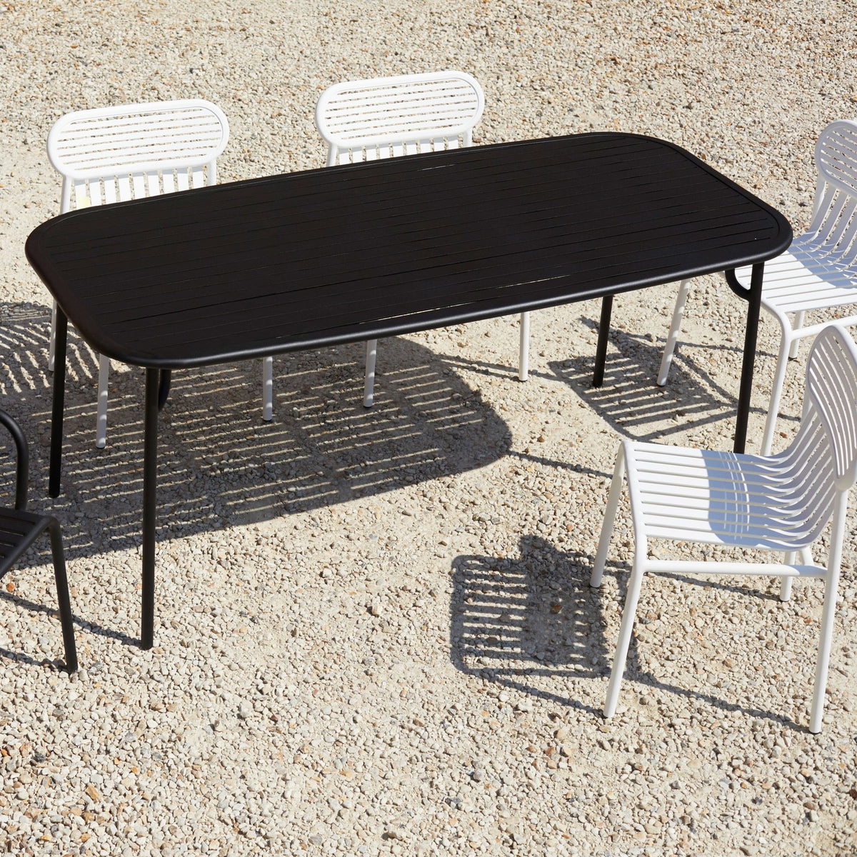 Table de jardin rectangulaire jaune 180 cm Week-End - Petite Friture - The Cool Republic