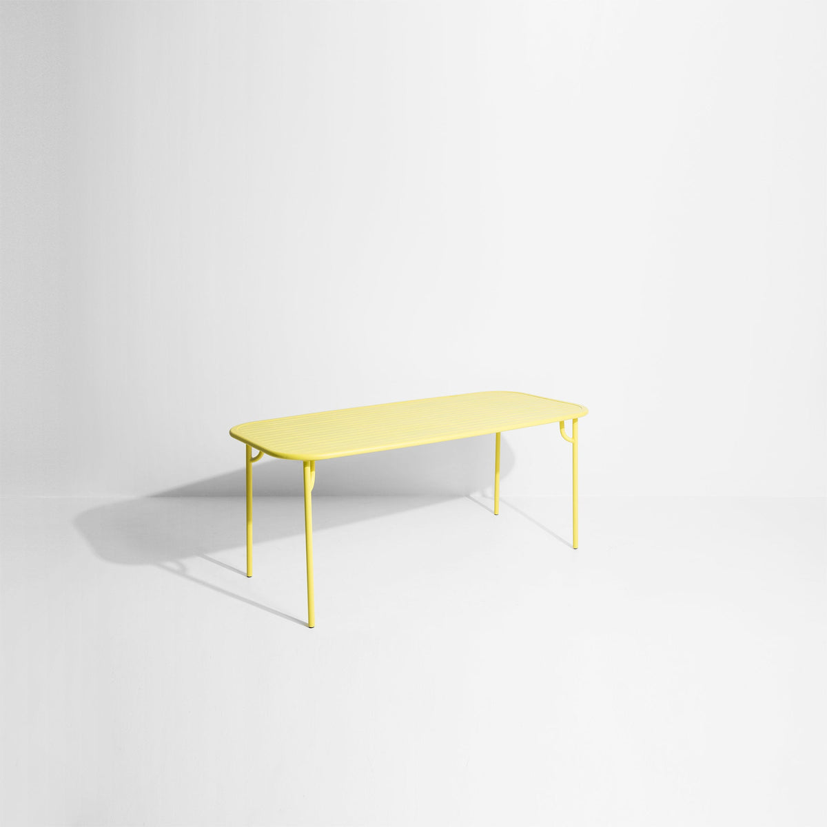 Table de jardin rectangulaire jaune 180 cm Week-End - Petite Friture - The Cool Republic